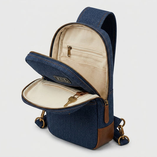 Urban Denim Sling Bag