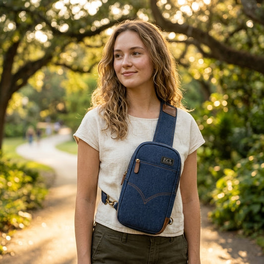 Urban Denim Sling Bag